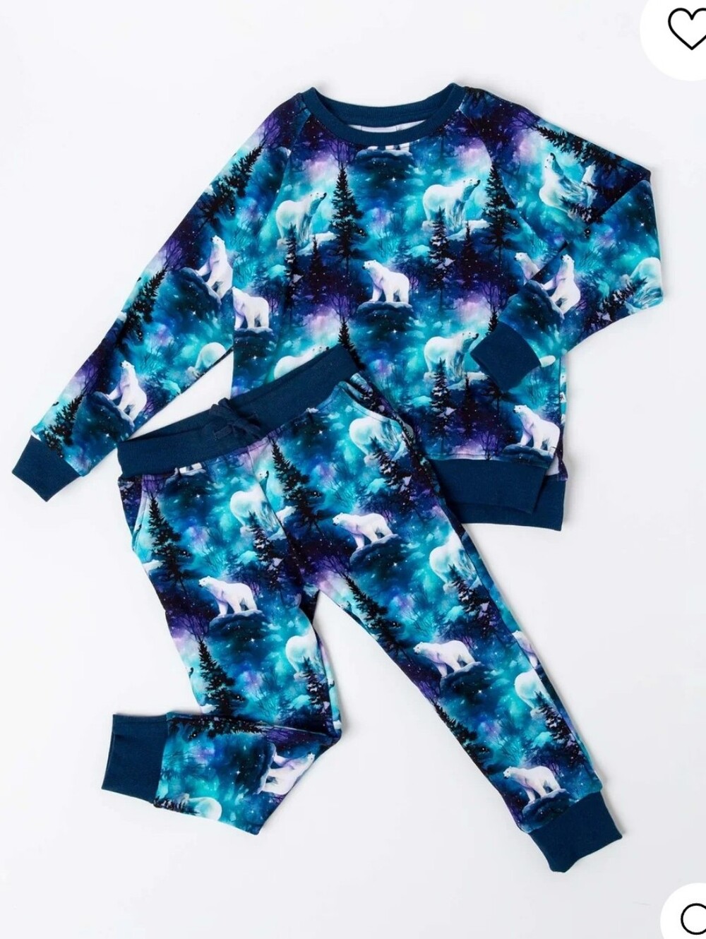 Bums And Roses Polar Opposites Jogger Set Size 12-18M